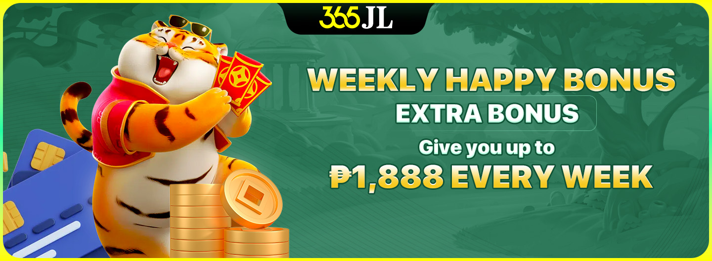 Weekly bonus promotion offering up to ₱1,888.
